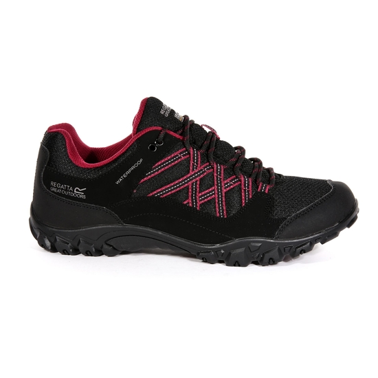 Women's Edgepoint III Waterproof Low Walking Shoes | Black Beaujolais