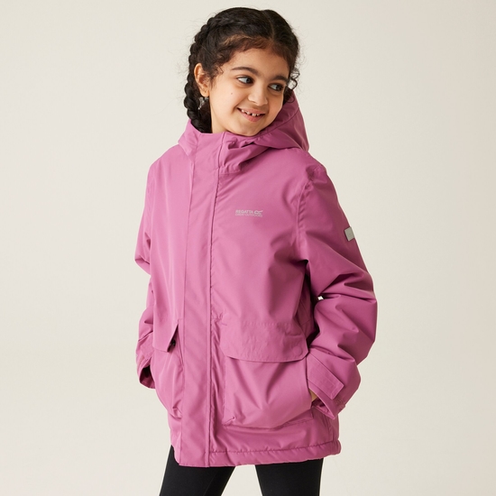 Kids' Ezdale Waterproof Jacket | Violet