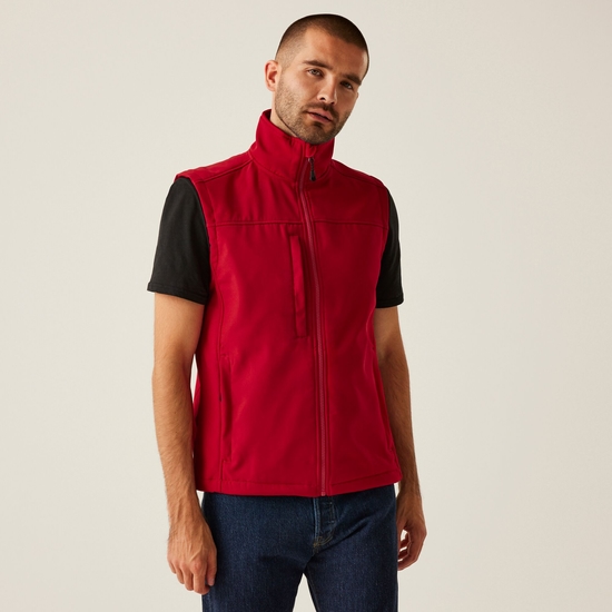 Men's Flux Softshell Bodywarmer | Classic Red