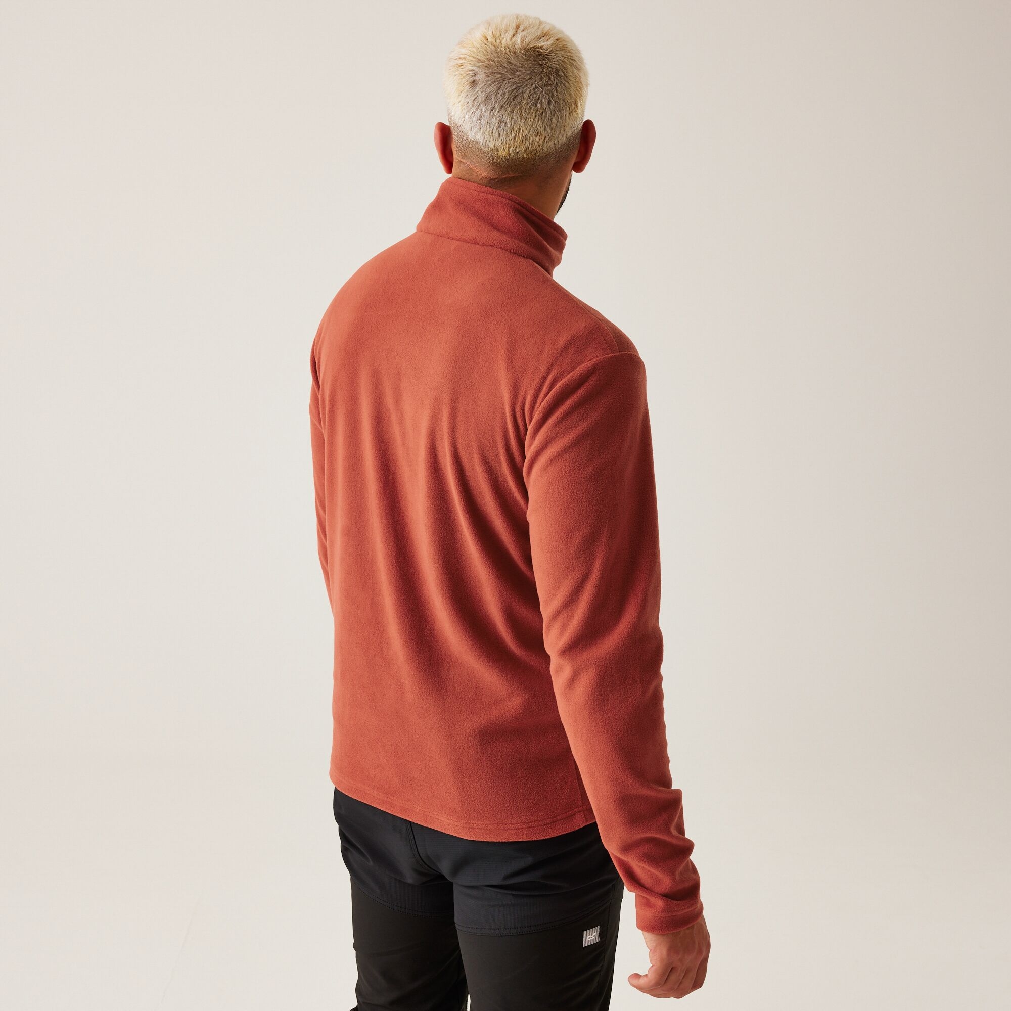 Men's Thompson Lightweight Half Zip Fleece | Red Ochre