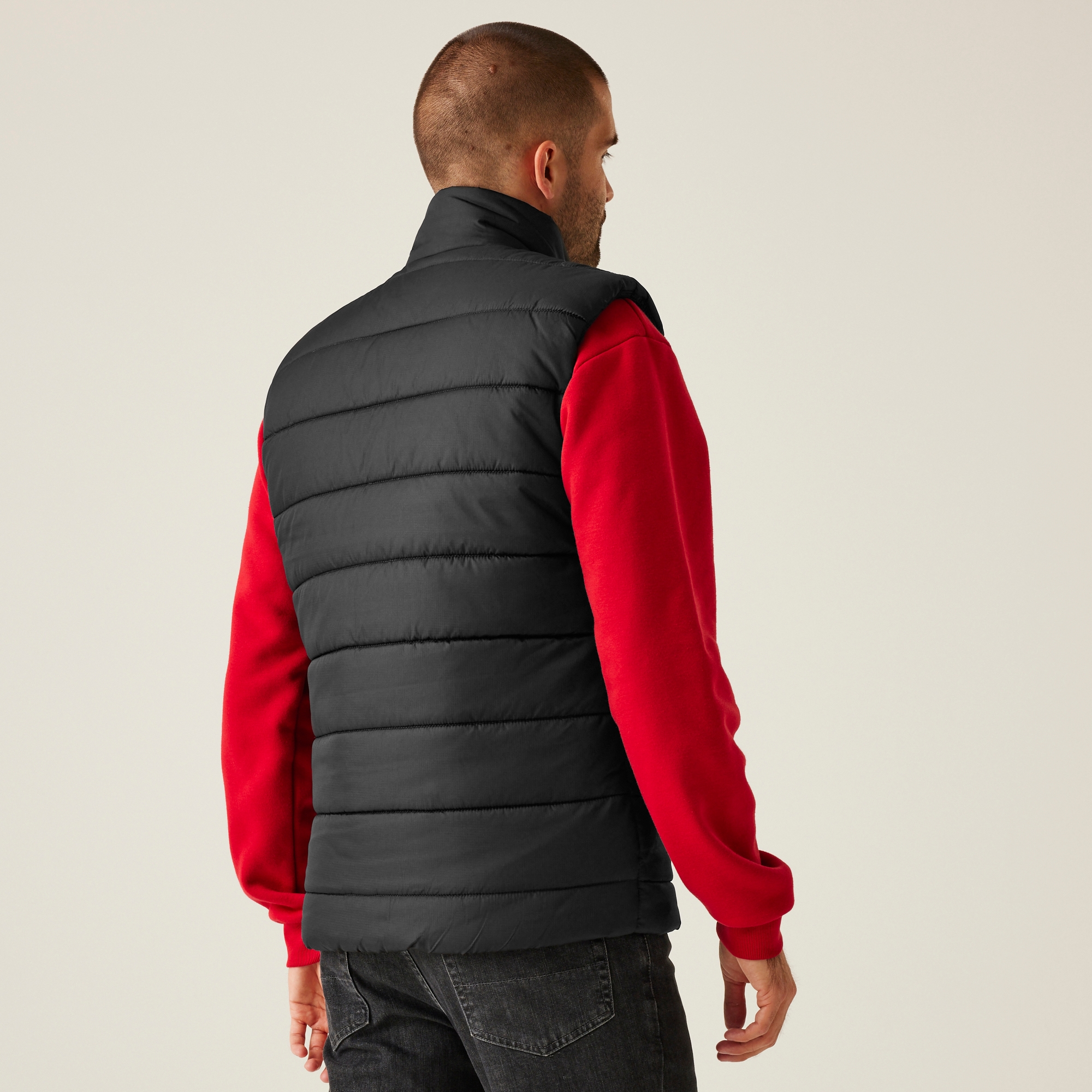 Men's Navigate Thermal Bodywarmer | Black Classic Red