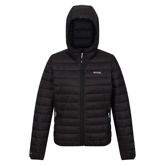 Women's Hooded Marizion Quilted Jacket | Black