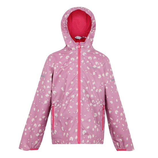 Kids' Printed Lever II Waterpoof Jacket | Lilas Light Vanilla Beaujolais Pop