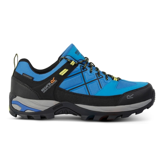 Men's Samaris III Low Walking Shoes | Blue Lime Punch