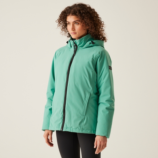 Women's Reeah Waterproof Insulated Jacket | Dusty Green Rain Forest Green