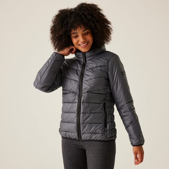 Women's Heatherly Quilted Jacket | Seal Grey