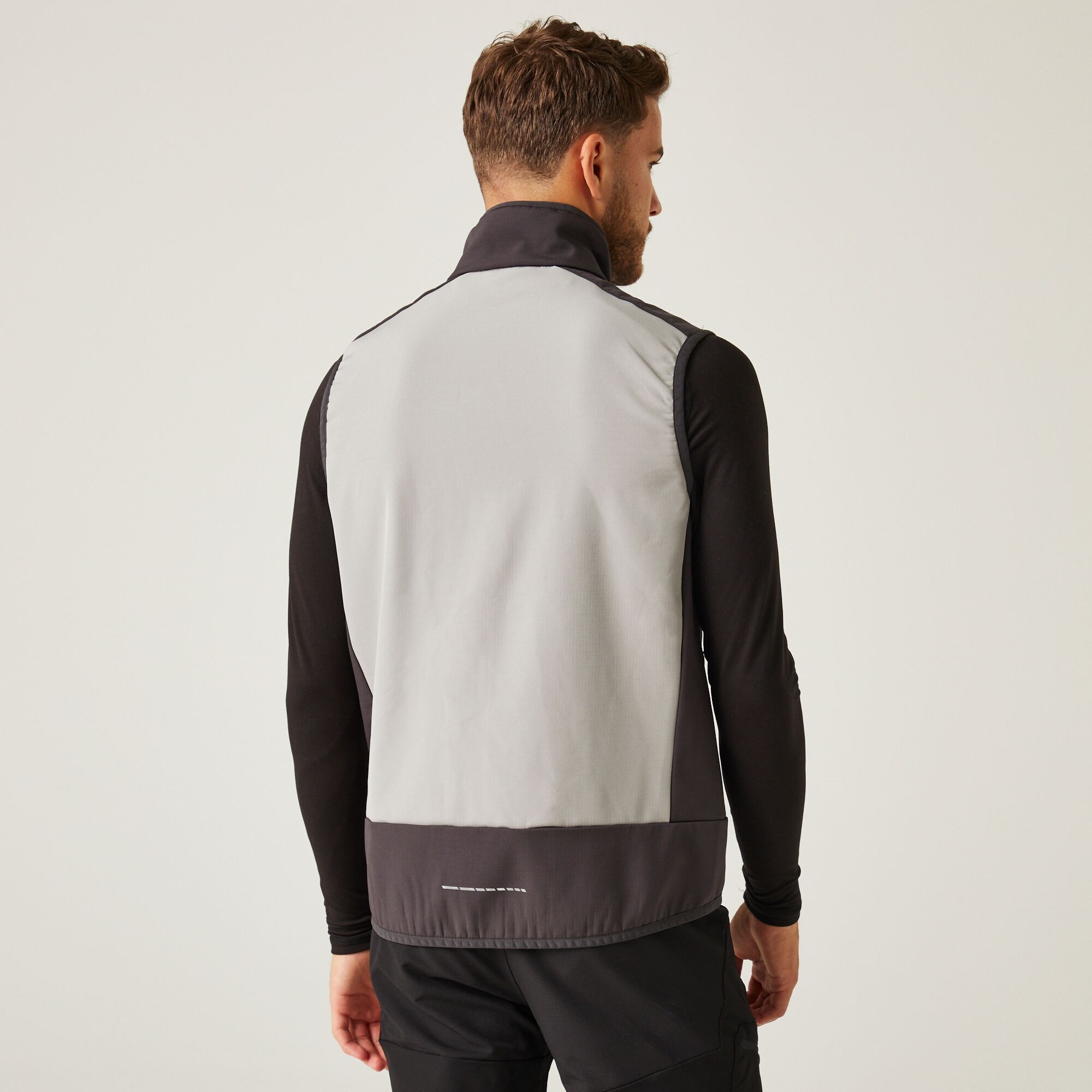 Men's E-Volve 2 Layer Softshell Bodywarmer | Mineral Grey Ash