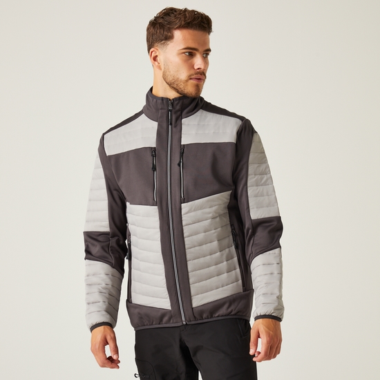 Men's E-Volve Thermal Hybrid Jacket | Mineral Grey Ash