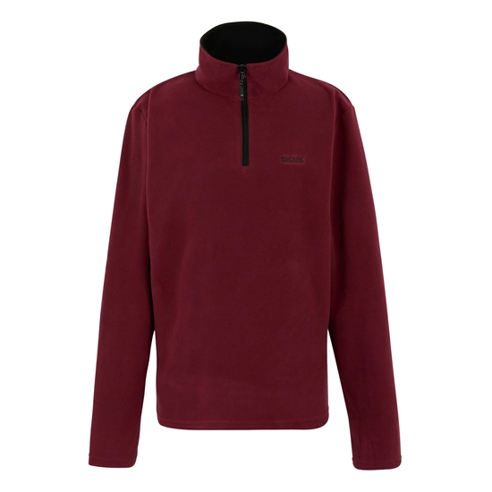 Men's Thompson Lightweight Half Zip Fleece | Burgundy