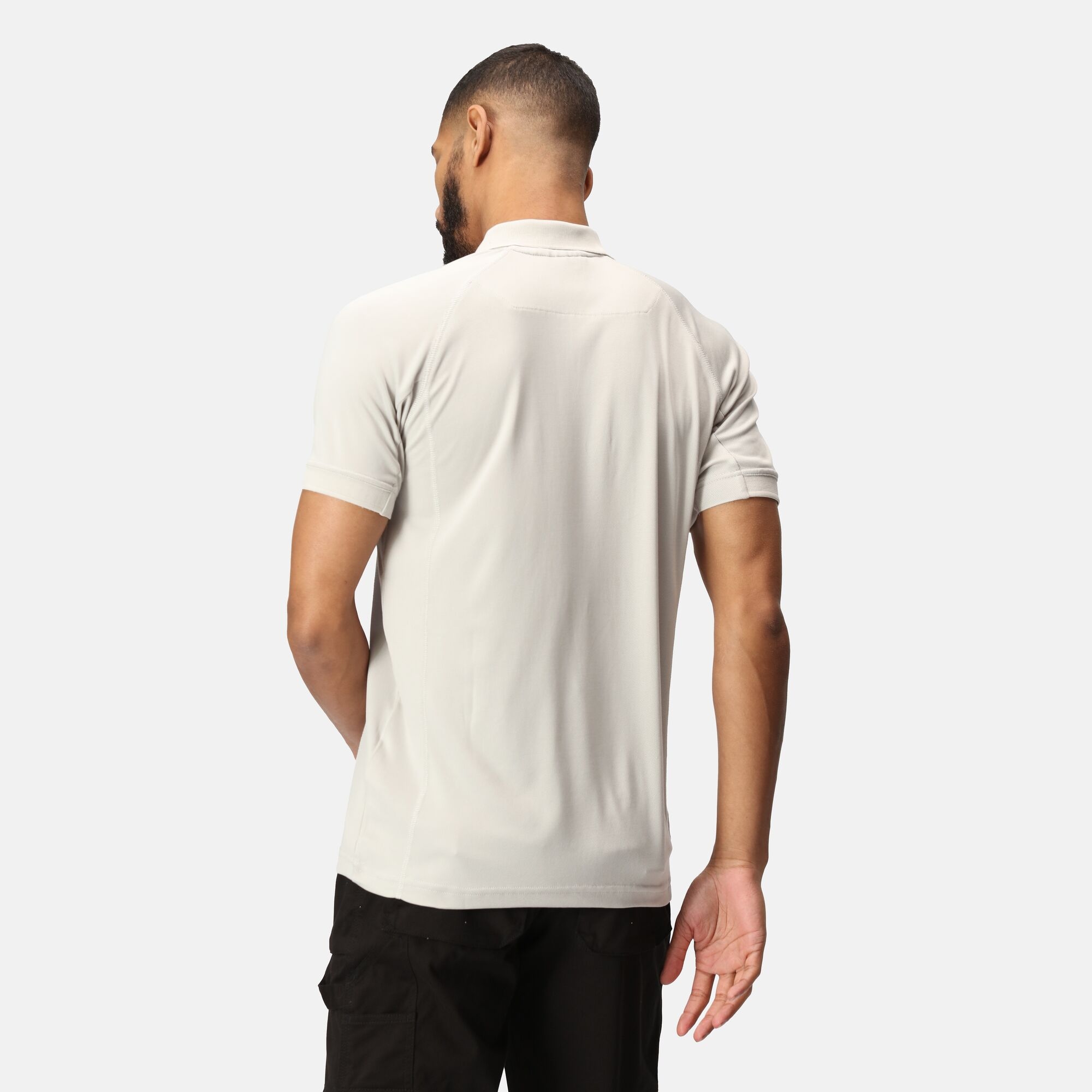 Men's Coolweave Wicking Polo Shirt | Silver Grey