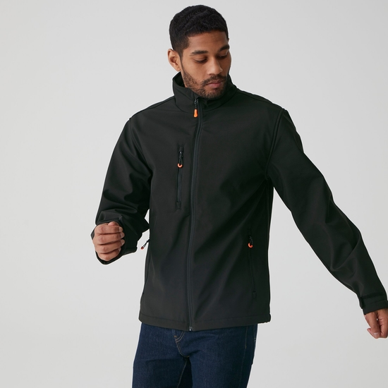 Men's Thermogen Heated Softshell Jacket | Black