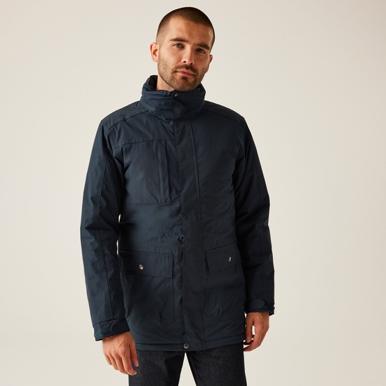 Men's Darby III Waterproof Insulated Parka Jacket | Navy