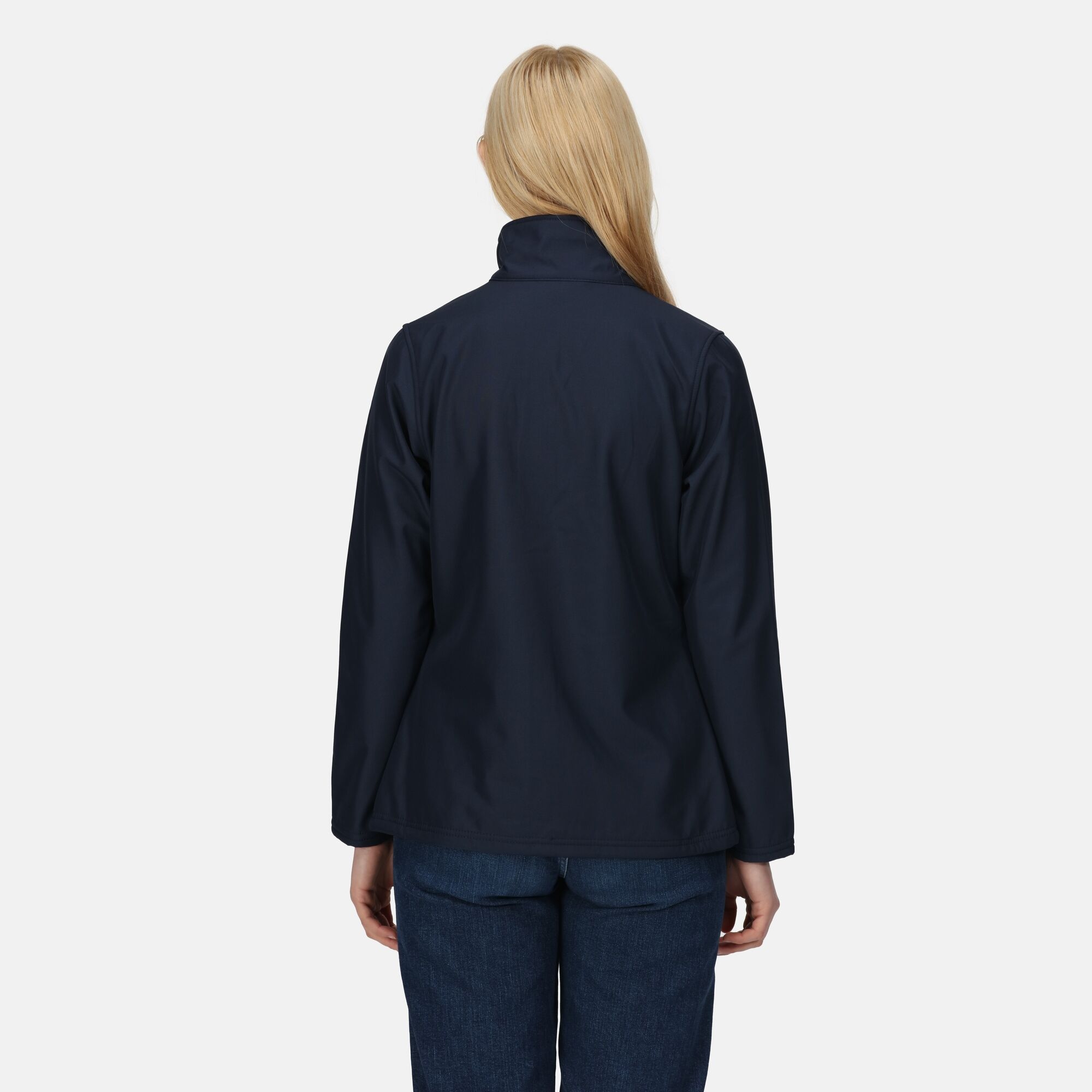 Women's Octagon II Printable 3 Layer Membrane Softshell Jacket | Navy Seal Grey