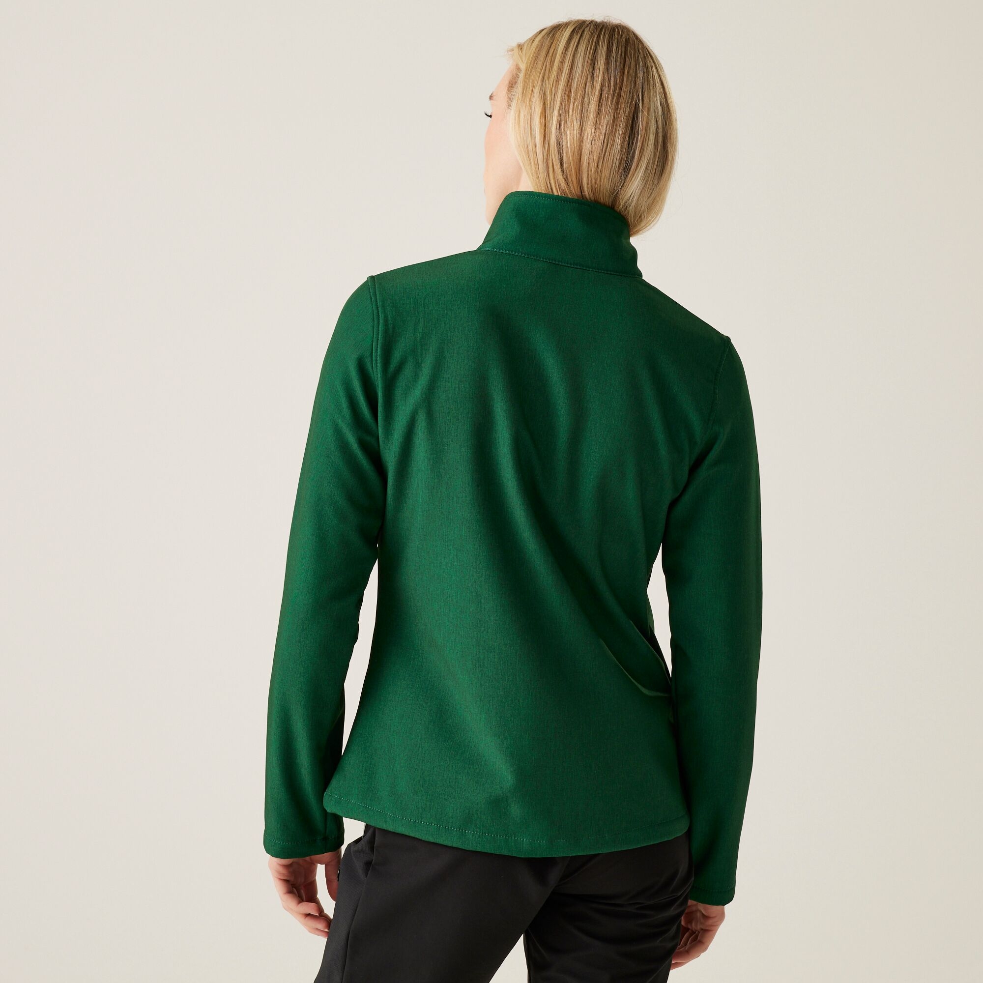 Women's Connie V Softshell Walking Jacket | Rain Forest Marl