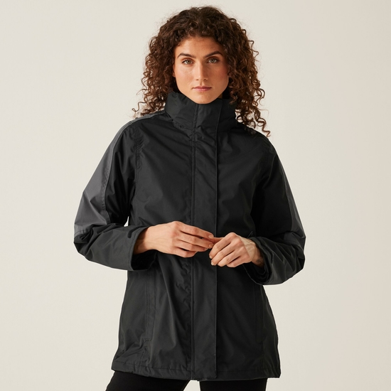 Women's Defender III Waterproof 3 In 1 Jacket | Black Seal Grey