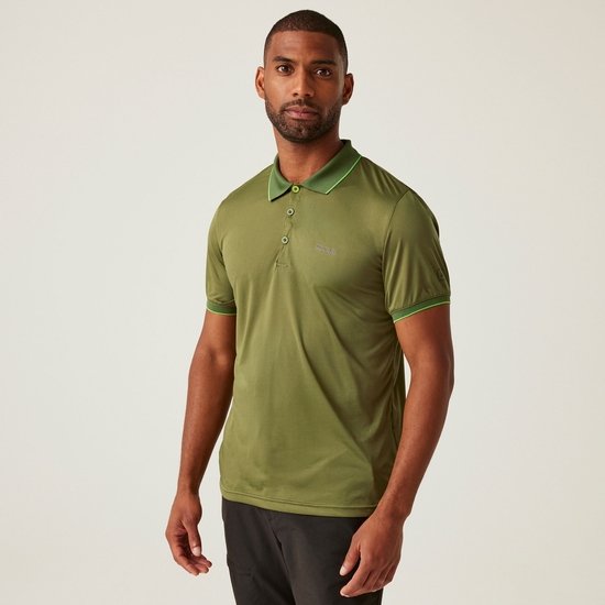 Men's Remex II Jersey Polo Shirt | Nephrite Green Solid