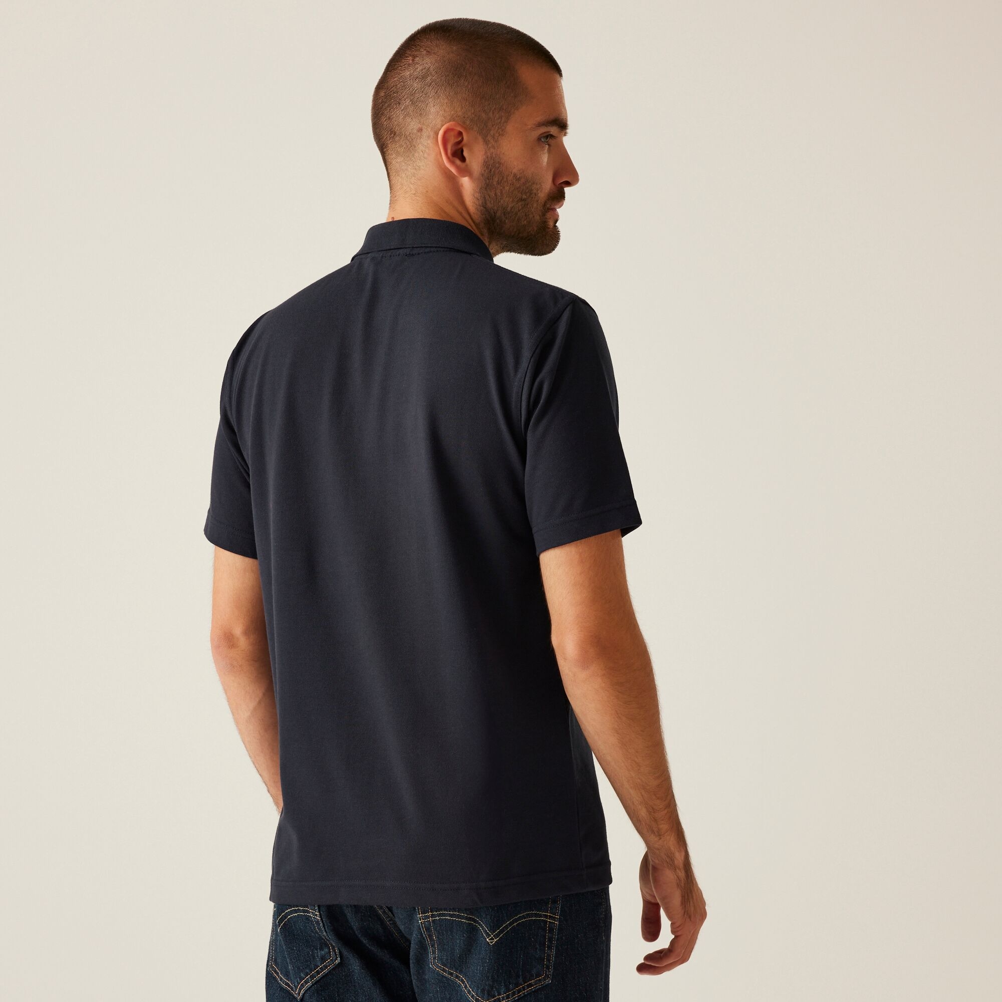 Men's 65/35 SS Polo Top | Navy