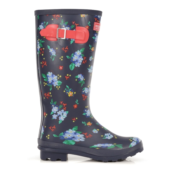 Women's Fairweather II Wellies | Navy Rebel Red