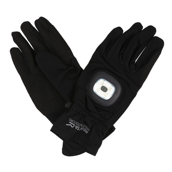 Unisex Brite Light Gloves | Black