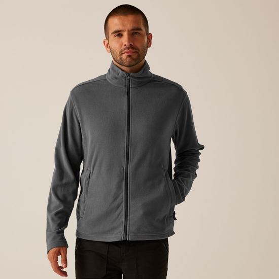 Men's Classic Full Zip Lightweight Microfleece | Seal Grey