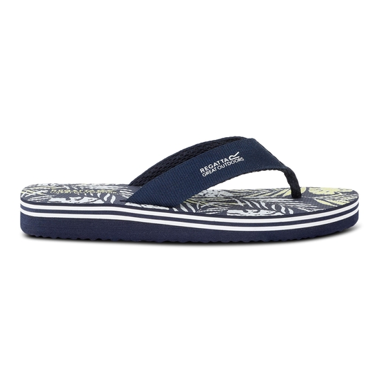 Men's Rico Flip Flops | Navy Leaf?