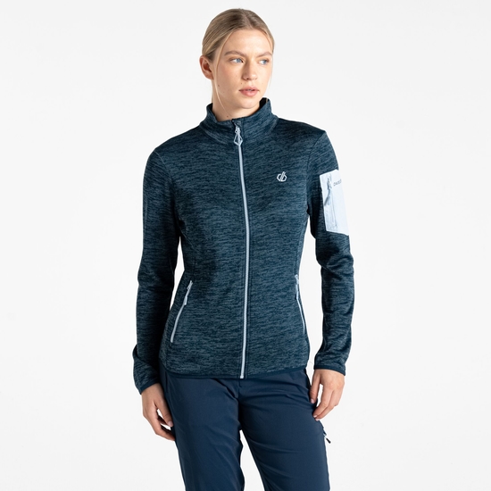 Women's Torrek Mountain Zip Through Fleece | Moonlight Denim