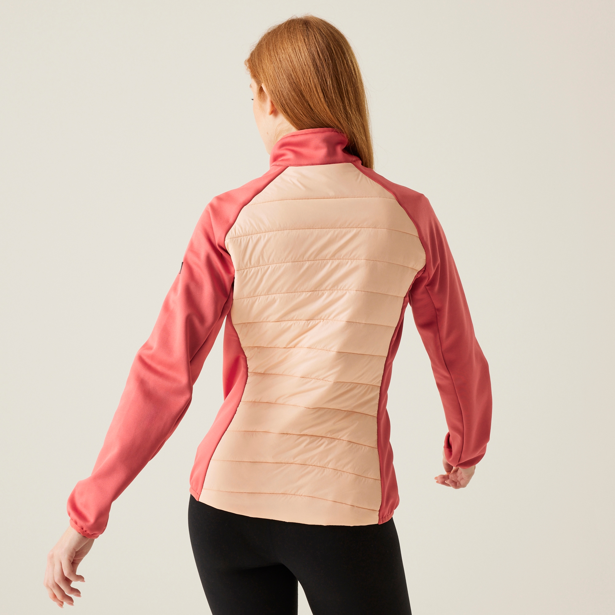 Women's Clumber V Hybrid Jacket | Peach Parfait Mineral Red