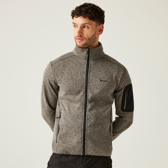 Men's Newhill Full Zip Fleece | Golden Sand