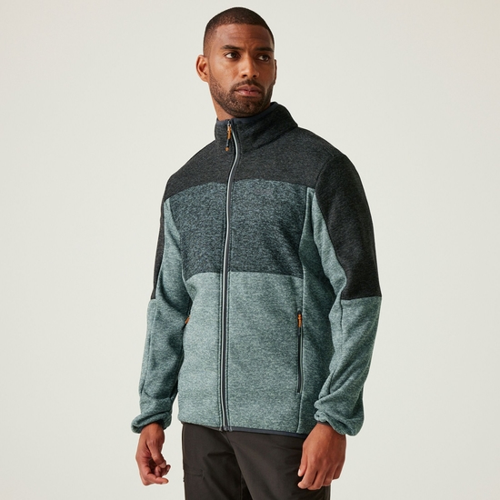 Men's Elram Full Zip Fleece | Glacier Stormy Weather Ash