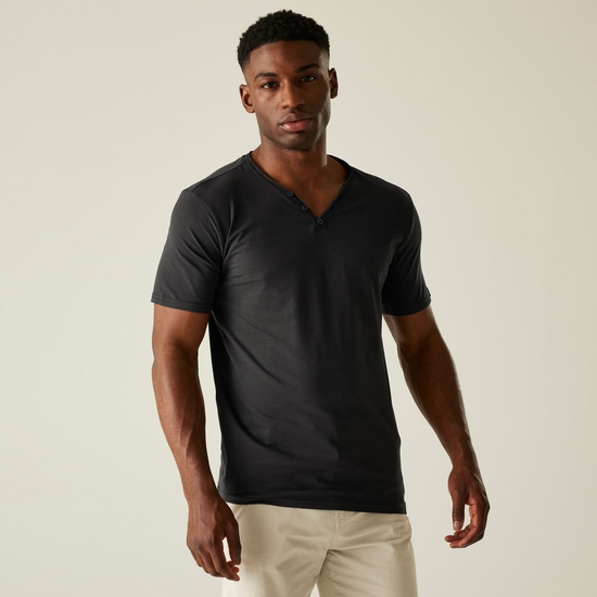 Men's Dewi Short Sleeve Shirt | Ash