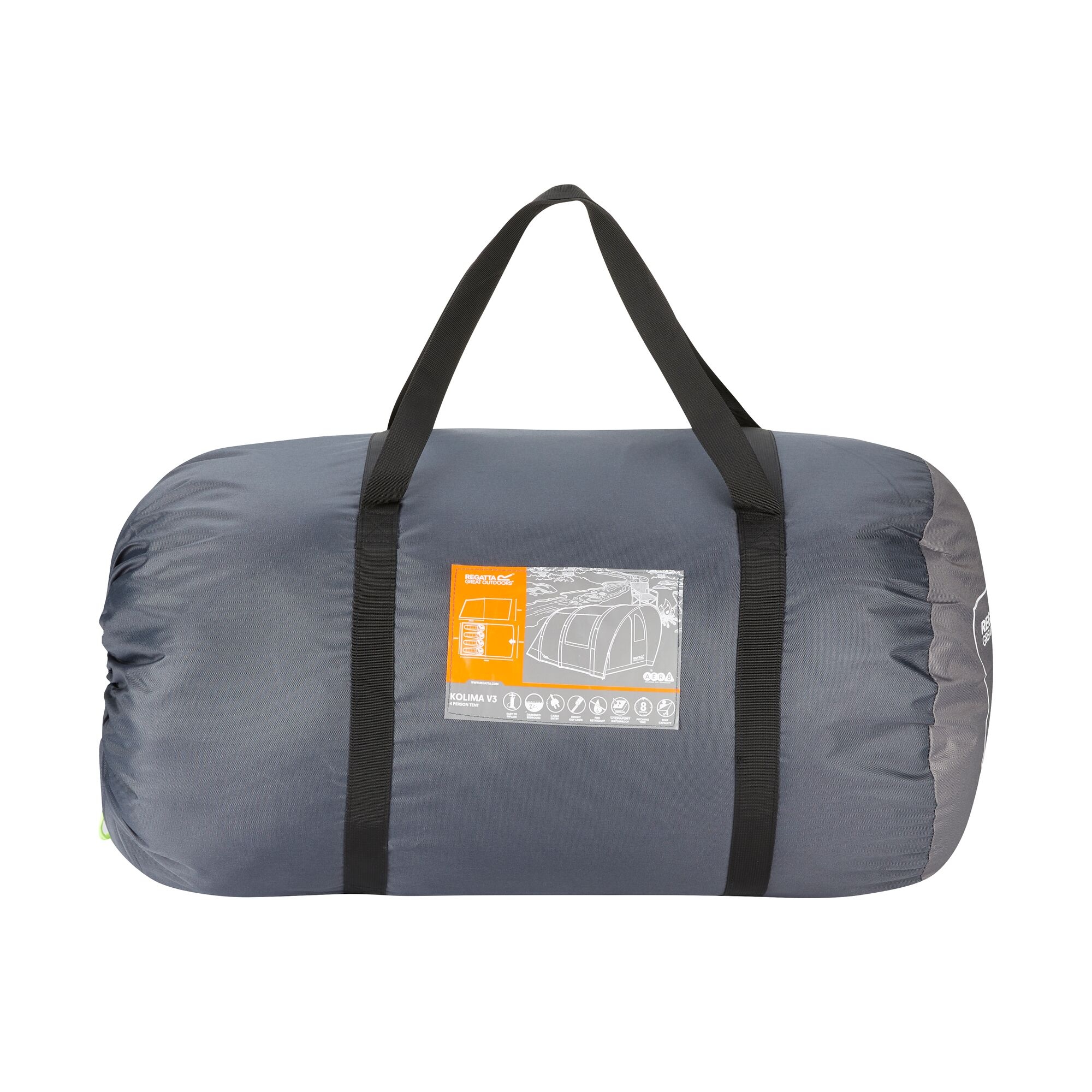 Kolima V3 4 Person Tent | Lead Grey Ebony
