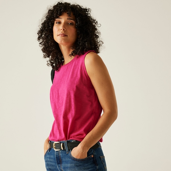 Women's Fariene Sleeveless Top | Pink Fusion