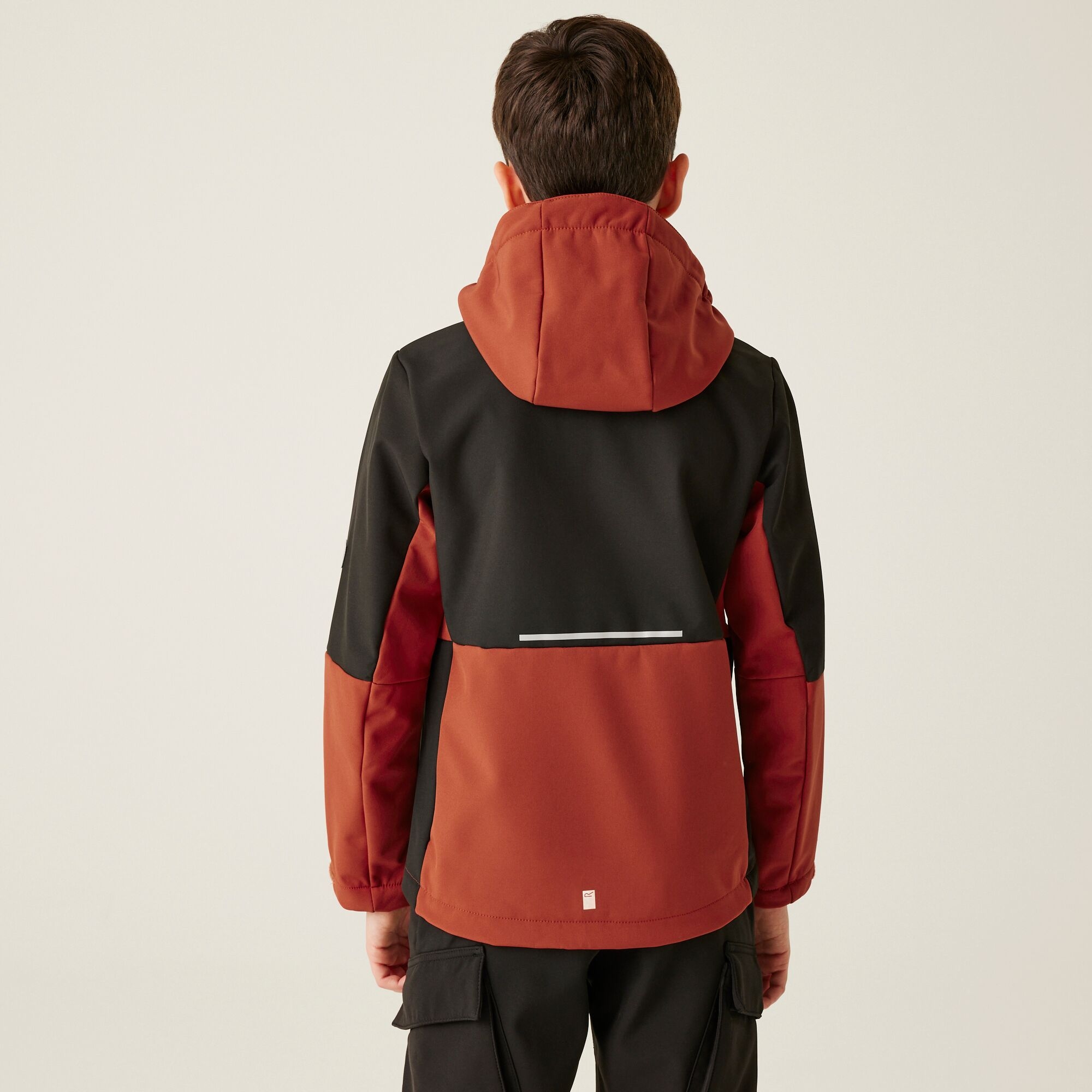 Kids' Haydenbury II Softshell Jacket | Red Ochre Black