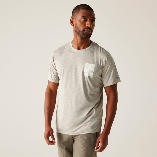 Men's Fingal IX T-Shirt | Golden Sand Marl