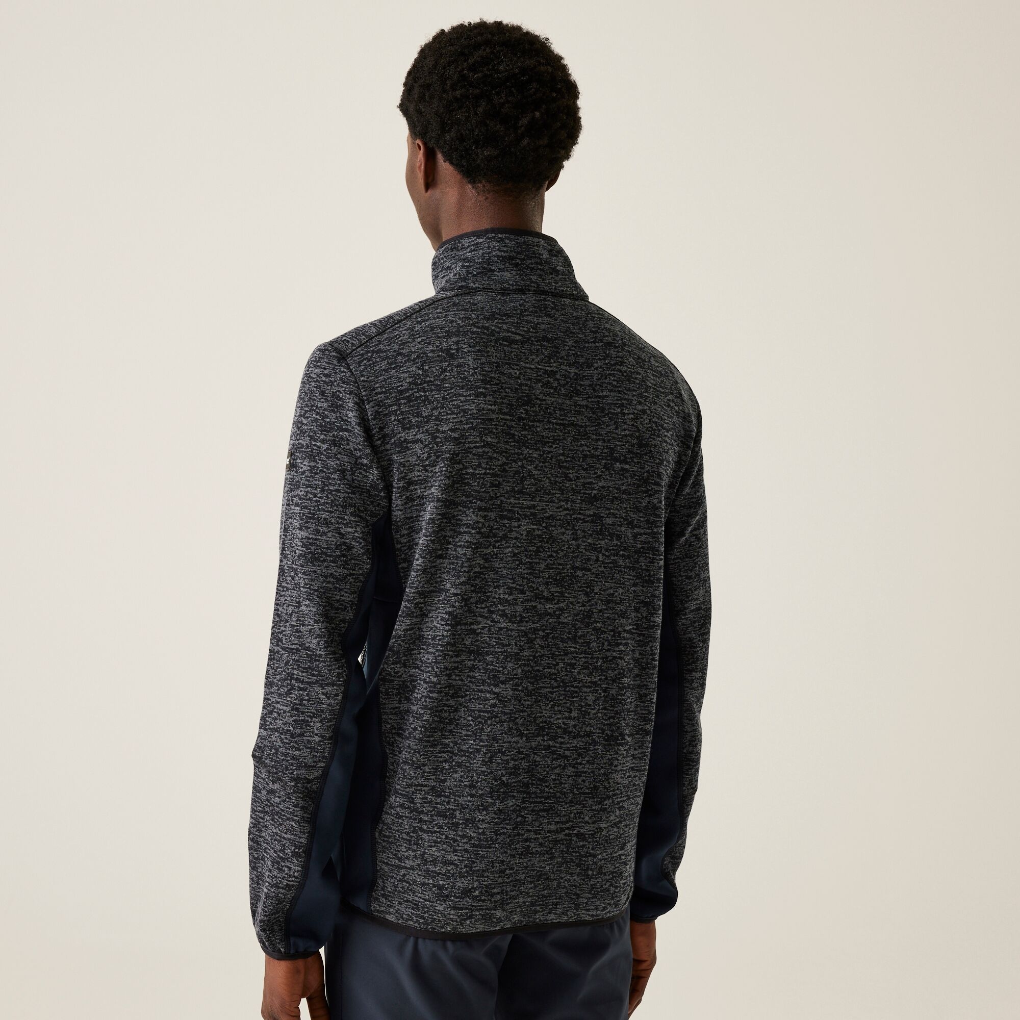 Men's Baslinn Full Zip Fleece | Navy Marl Navy