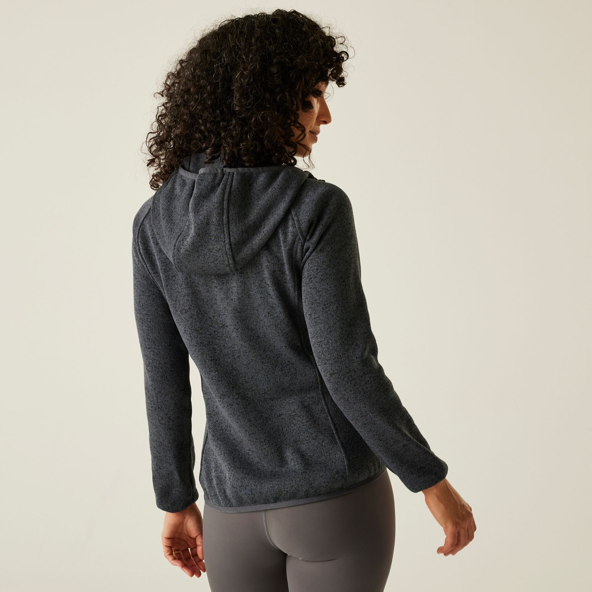 Women's Newhill II Hooded Fleece | Seal Grey Pop