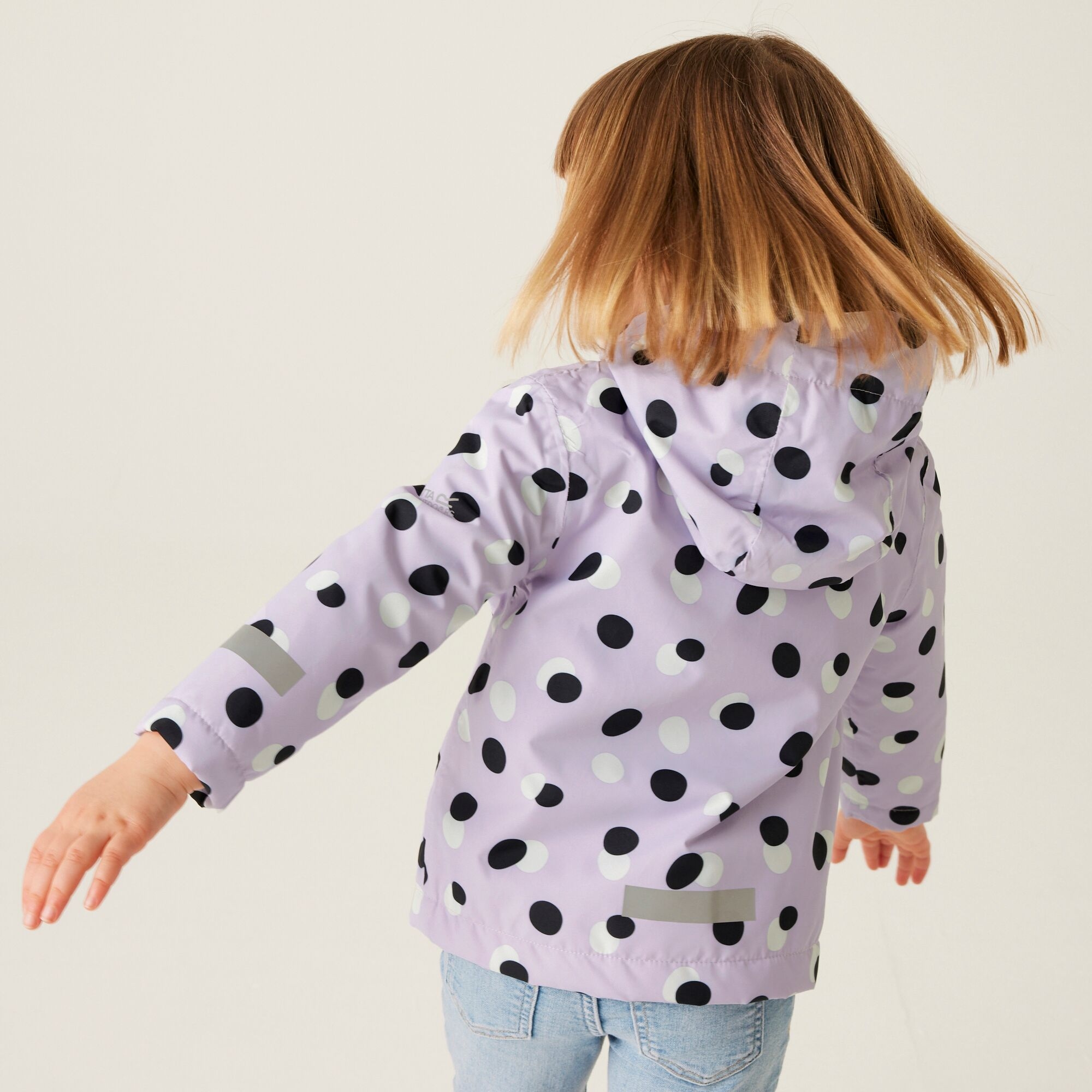 Kids' Animal Rainy Day Jacket | Shyla The Leopard Lilac Frost