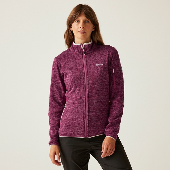 Women's Ralina Full Zip Fleece | Beaujolais Light Vanilla