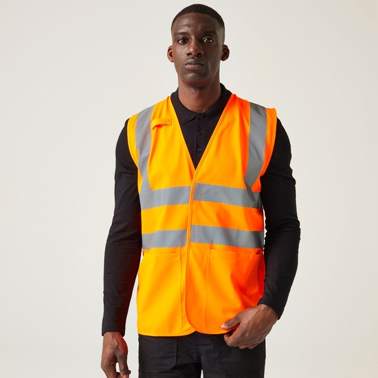 Men's Pro HI-VIS Supervisor Vest | Orange