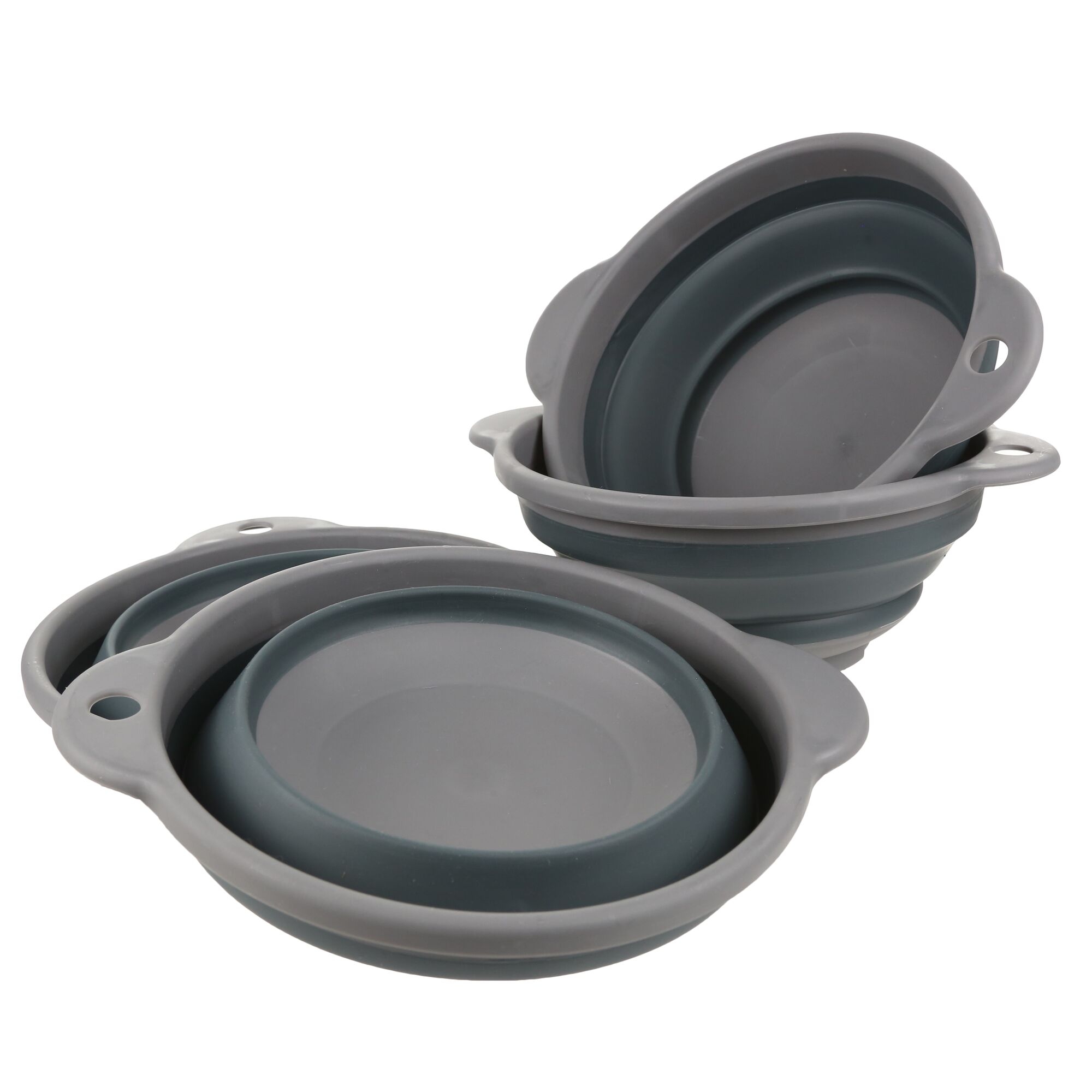 Folding Bowls Set of 4 | Ebony Grey