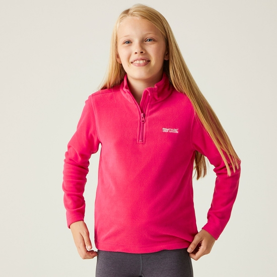 Kids' Hot Shot II Half Zip Fleece | Pink Potion