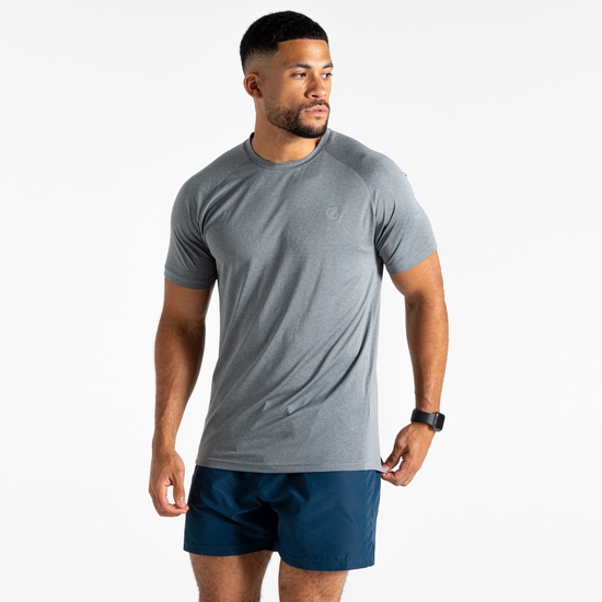 Men's Accelerate Fitness T-Shirt | Lead Grey