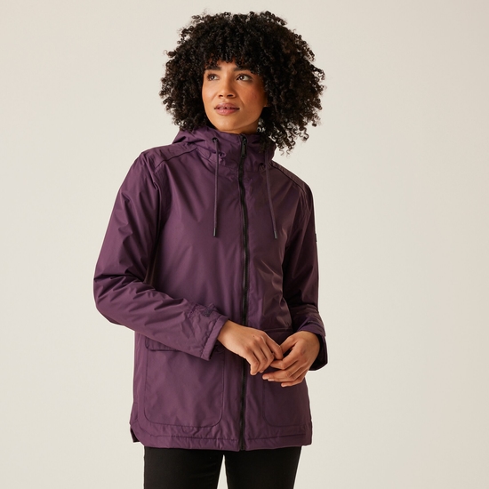 Women's Broadia Waterproof Jacket | Deep Plum