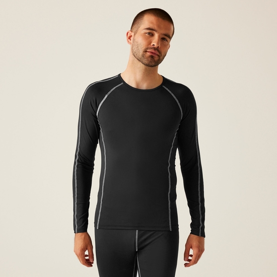 Men's LS Base Layer Top | Black