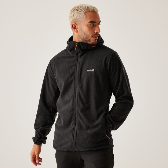 Men's Tahill Full Zip Fleece | Black Fox