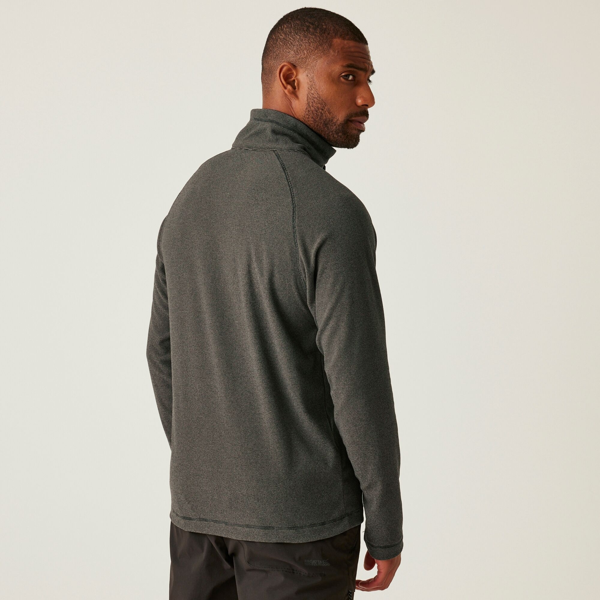 Men's Montes Lightweight Half Zip Fleece | Treetop Black
