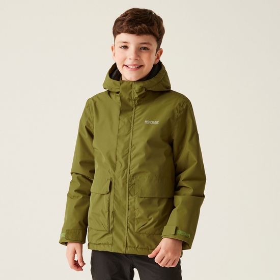 Kids' Ezdale Waterproof Jacket | Nephrite Green