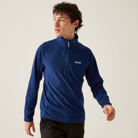 Men's Montes Lightweight Half Zip Fleece | New Royal