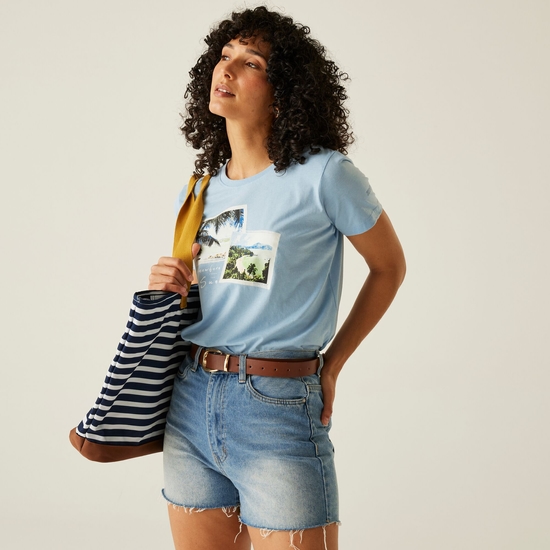 Women's Filandra VX T-Shirt | Chambray Blue Under The Sun