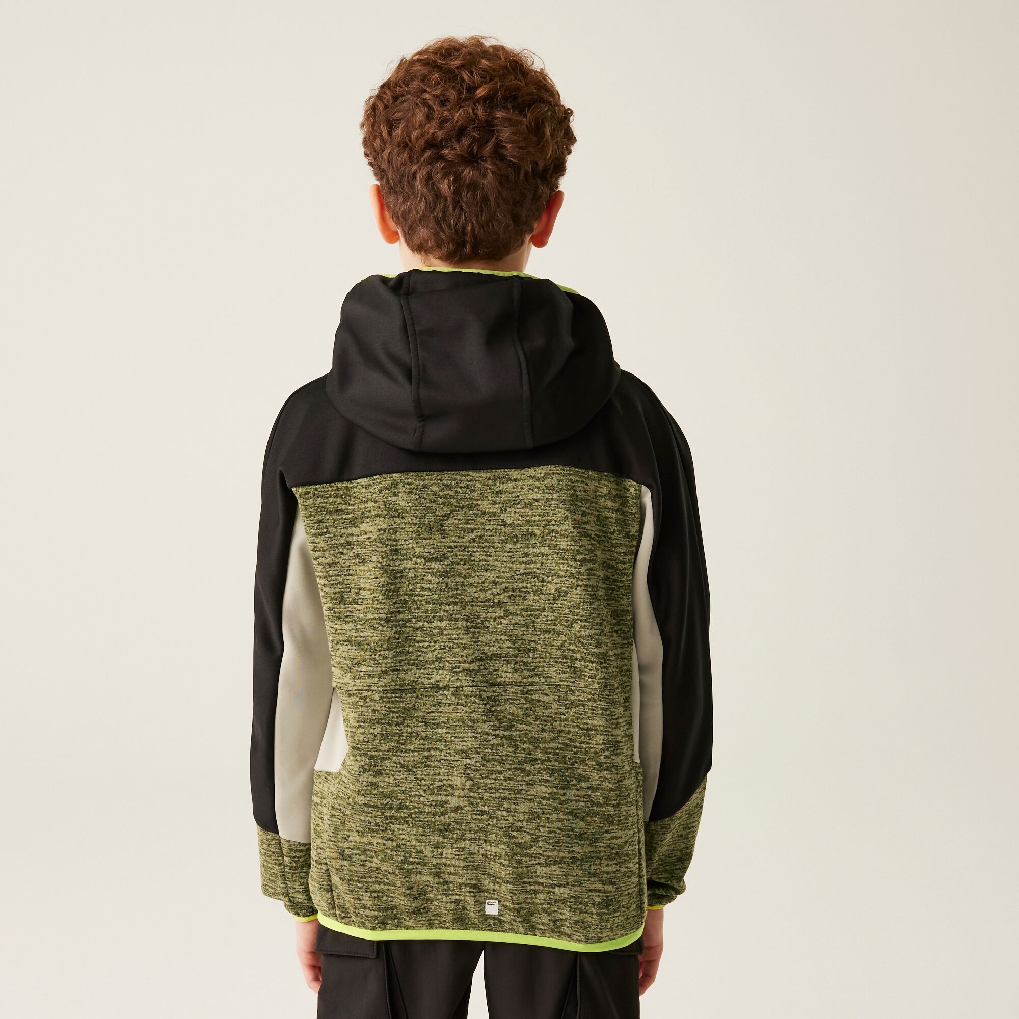 Kids' Dissolver IXI Full Zip Fleece | Nephrite Green Black